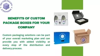 Benefits Of Custom Packaging For Your Company