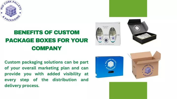benefits of custom package boxes for your company