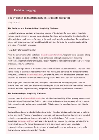 fashion blogging