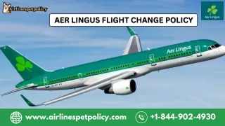 aer lingus flight change policy