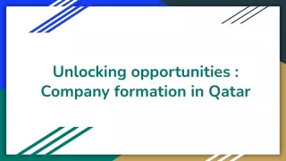 Unlocking opportunities _ Company formation in Qatar