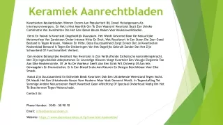 keramiek aanrechtbladen