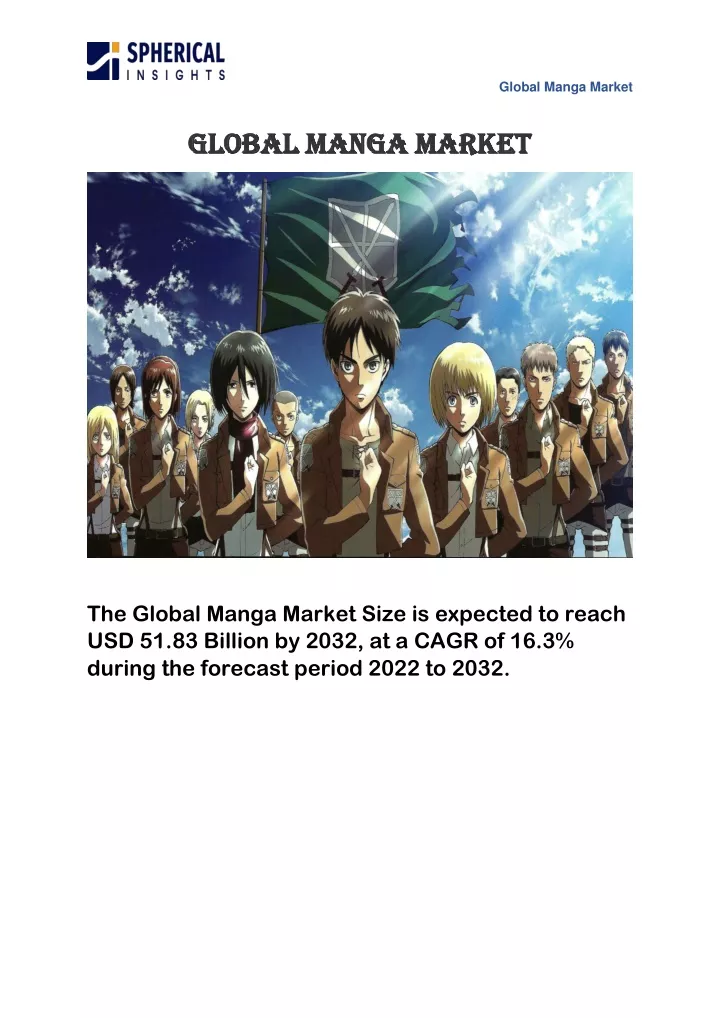 global manga market