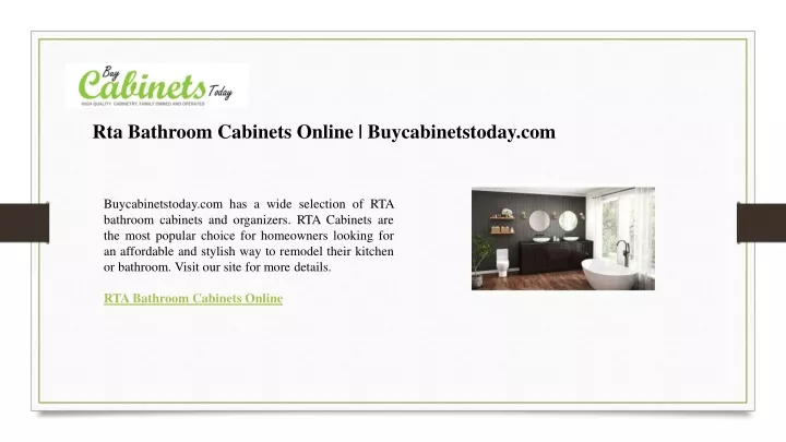 rta bathroom cabinets online buycabinetstoday com