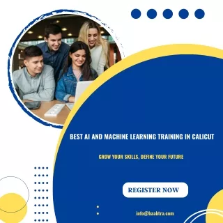 Best AI and machine learning training in Calicut