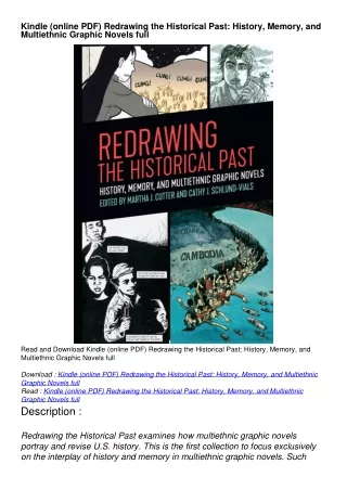 Kindle (online PDF) Redrawing the Historical Past: History, Memory, and Multiethnic Graphic Novels full