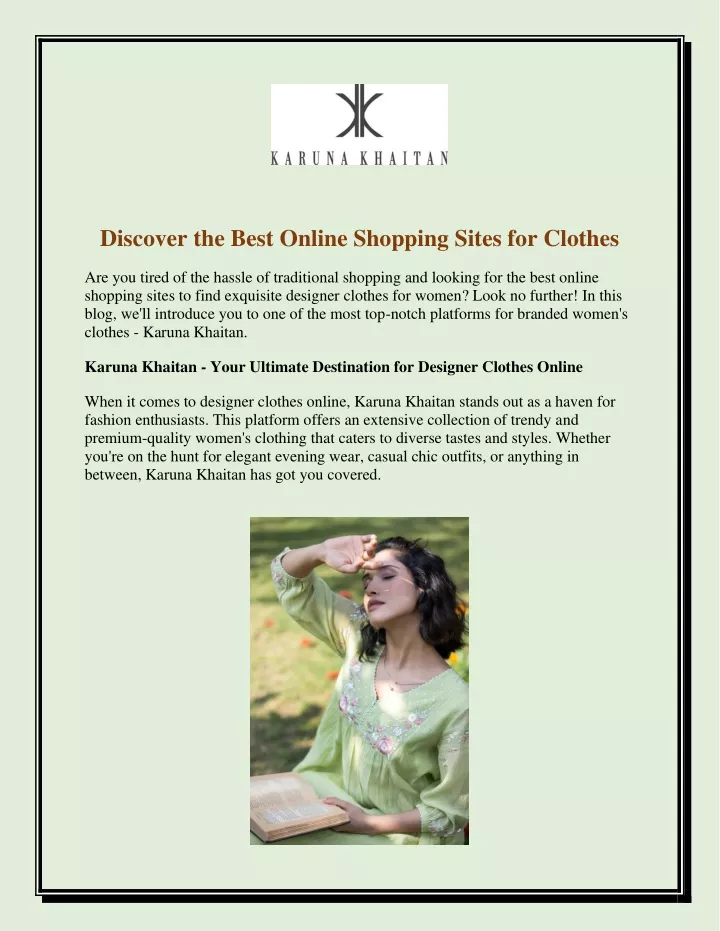 discover the best online shopping sites
