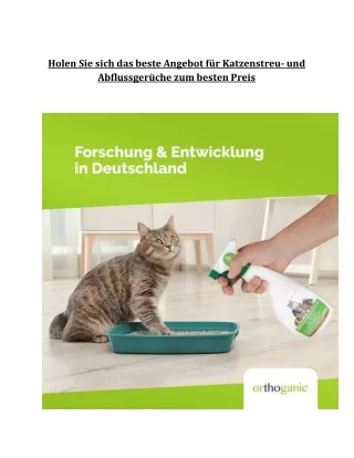 Holen Sie sich das beste Angebot für Katzenstreu- und Abflussgerüche zum besten Preis