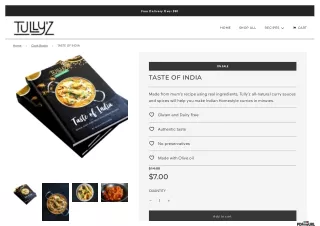 Cook Books - Taste of India - Tullyz Kitchen