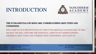 Skincare & Facial Therapist: Mastering the Fundamentals of Skin Typeswww.vancoda