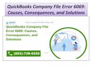 quickbooks company file error 6069 causes
