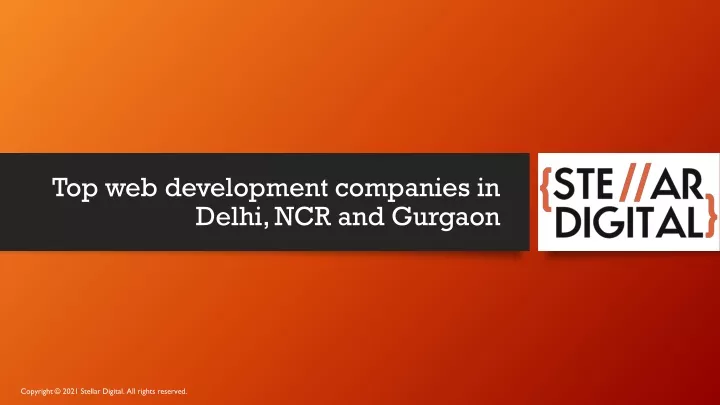 top web development companies in delhi ncr and gurgaon