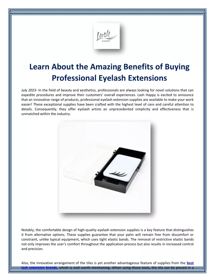 learn about the amazing benefits of buying
