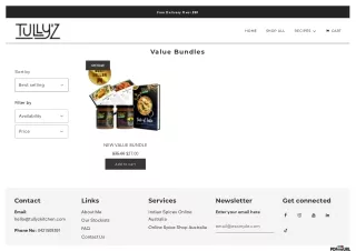 Australia Value Bundles Of Spices Online - Tullyz Kitchen