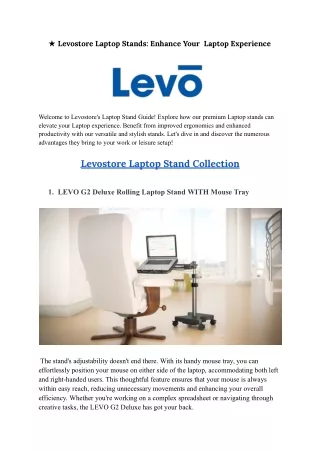 Levostore Laptop Stand