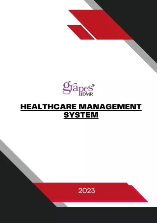 HMS | Healthcare Management System |Grapes IDMR |Grapes #grapesidmr