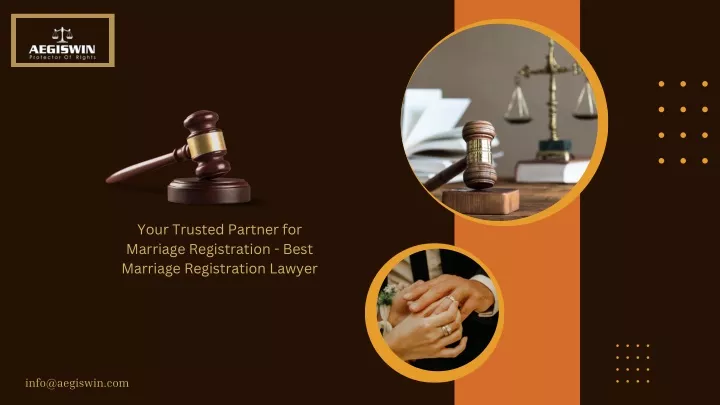 your trusted partner for marriage registration