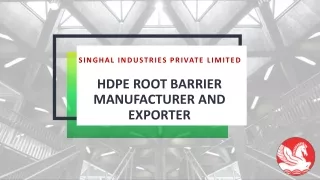 Step By Step Installation Process of HDPE Root Barriers