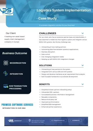 Logistics System Implementation