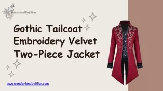 Unleash Your Inner Royalty with our British Style Tailcoat