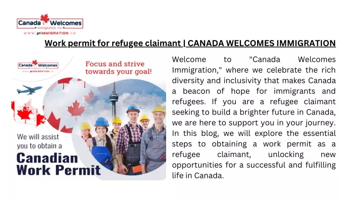 work permit for refugee claimant canada welcomes