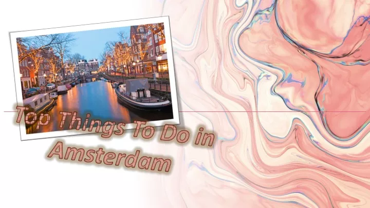 top things to do in amsterdam