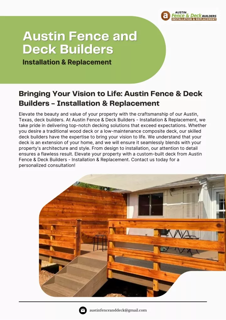 austin fence and austin fence and deck builders