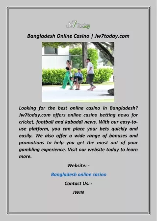 Bangladesh Online Casino  Jw7today