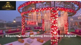 Exquisite Indian Wedding Decor In New England