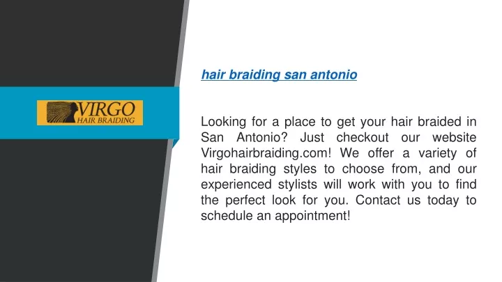 hair braiding san antonio looking for a place