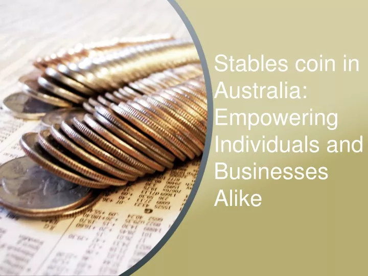 stables coin in australia empowering individuals and businesses alike