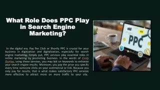 in the digital era pay per click or shortly