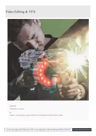 video editing vfx