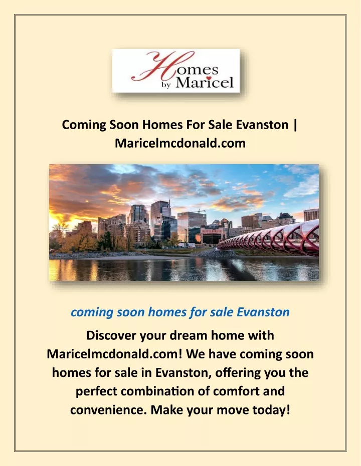 coming soon homes for sale evanston