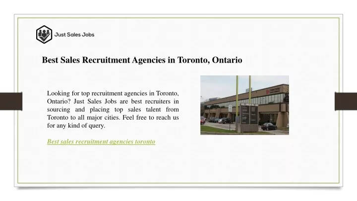 best sales recruitment agencies in toronto ontario