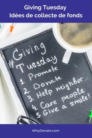 Idées de Collecte de Fonds de Giving Tuesday–#GivingTuesday 2023