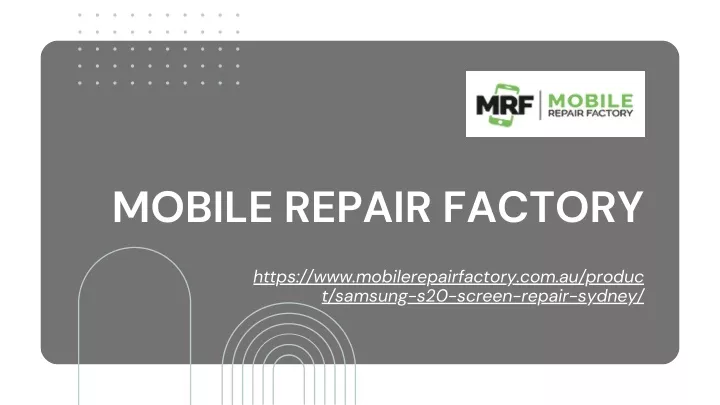 mobile repair factory