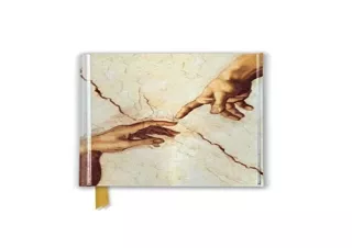 {Pdf} Michelangelo: Creation Hands (Foiled Pocket Journal) (Flame Tree Pocket Bo