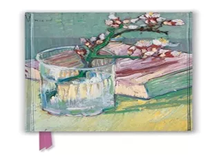 DOWNLOAD PDF Vincent van Gogh: Flowering Almond Branch (Foiled Journal) (Flame T