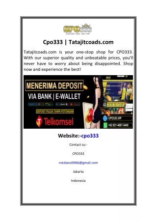 cpo333 tatajitcoads com
