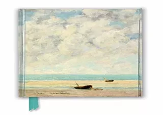 Download Gustave Courbet: The Calm Sea (Foiled Journal) (Flame Tree Notebooks)