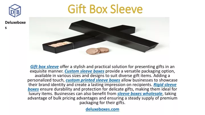 gift box sleeve