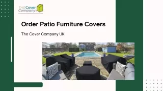 Order Patio Furniture Covers - The Cover Company UK