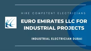 Find Certified Electricians for Industrial Purposes| Dubai’s Top Labour Supplier