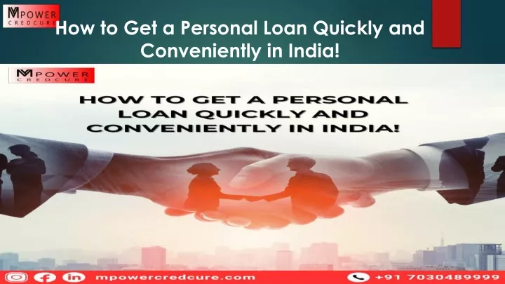 how to get a personal loan quickly