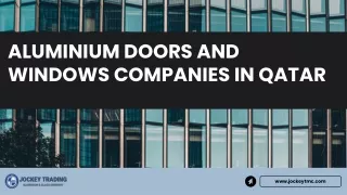 aluminium doors and windows companies in qatar pdf