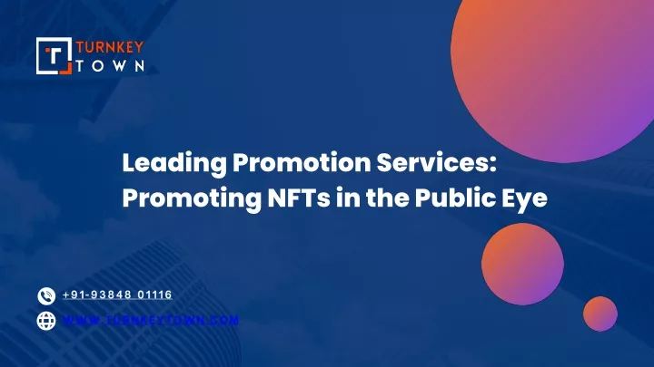 leading promotion services promoting nfts