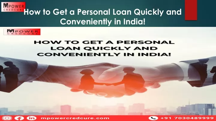 how to get a personal loan quickly