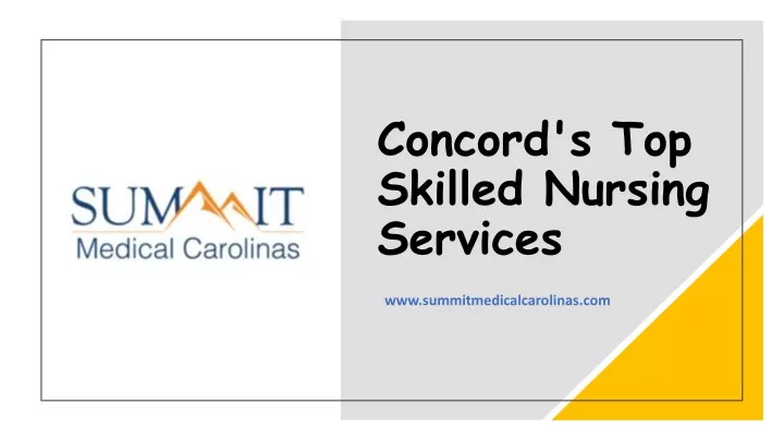 concord s top skilled nursing services