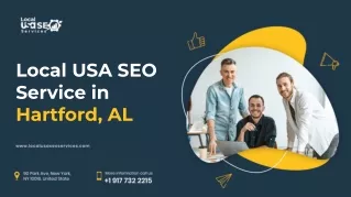 Local USA SEO Service in Hartford, AL